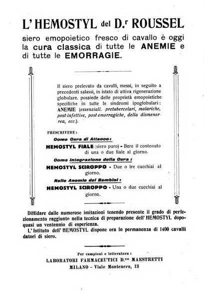 La pediatria periodico mensile indirizzato al progresso degli studi sulle malattie dei bambini