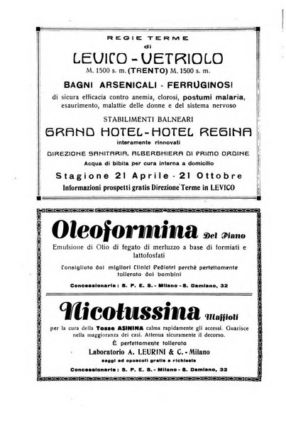 La pediatria periodico mensile indirizzato al progresso degli studi sulle malattie dei bambini