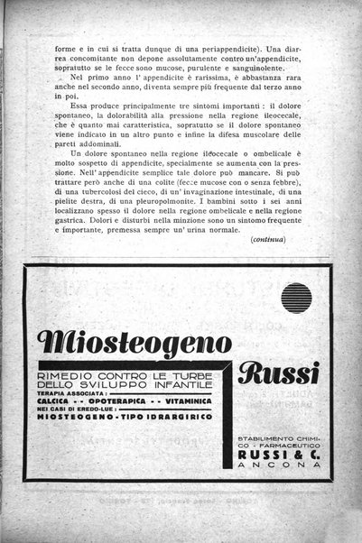 La pediatria periodico mensile indirizzato al progresso degli studi sulle malattie dei bambini