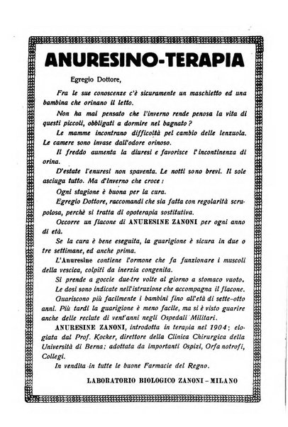 La pediatria periodico mensile indirizzato al progresso degli studi sulle malattie dei bambini