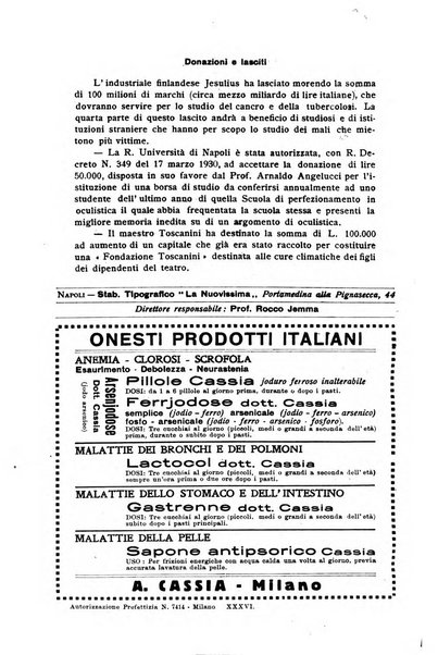 La pediatria periodico mensile indirizzato al progresso degli studi sulle malattie dei bambini