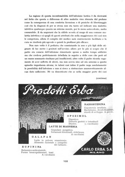 La pediatria periodico mensile indirizzato al progresso degli studi sulle malattie dei bambini