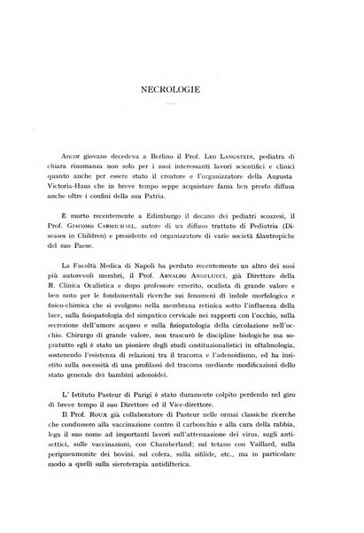 La pediatria periodico mensile indirizzato al progresso degli studi sulle malattie dei bambini