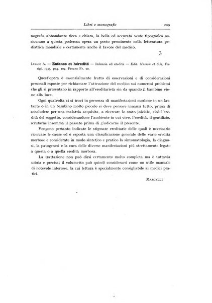 La pediatria periodico mensile indirizzato al progresso degli studi sulle malattie dei bambini