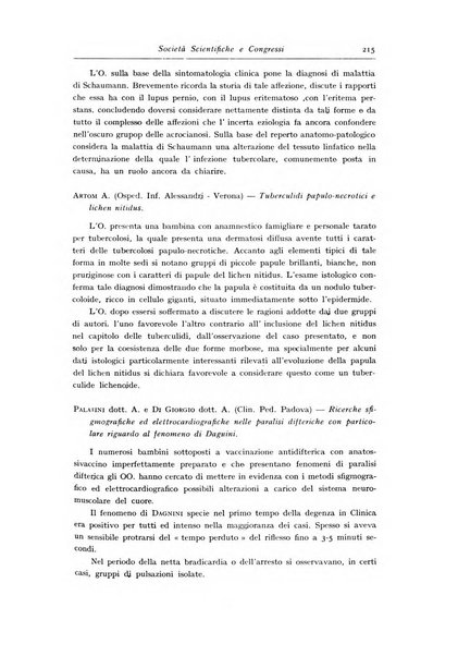 La pediatria periodico mensile indirizzato al progresso degli studi sulle malattie dei bambini