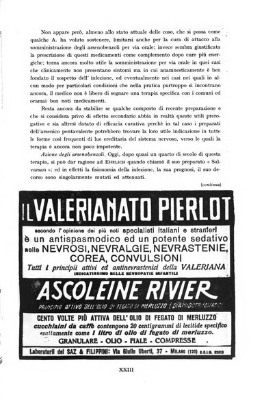 La pediatria periodico mensile indirizzato al progresso degli studi sulle malattie dei bambini