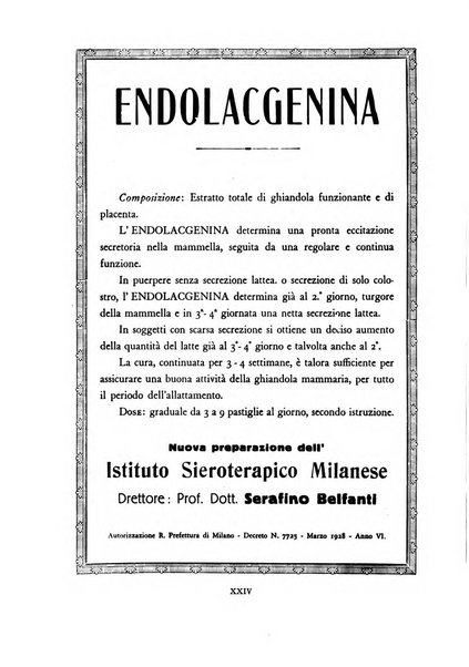 La pediatria periodico mensile indirizzato al progresso degli studi sulle malattie dei bambini