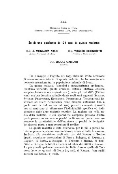 La pediatria periodico mensile indirizzato al progresso degli studi sulle malattie dei bambini