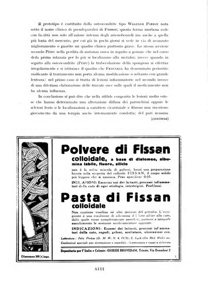 La pediatria periodico mensile indirizzato al progresso degli studi sulle malattie dei bambini