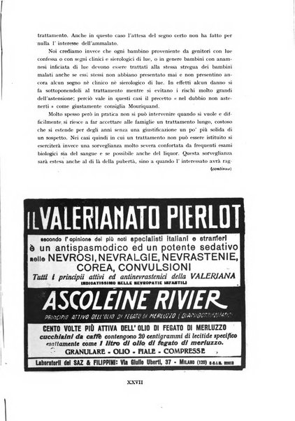 La pediatria periodico mensile indirizzato al progresso degli studi sulle malattie dei bambini