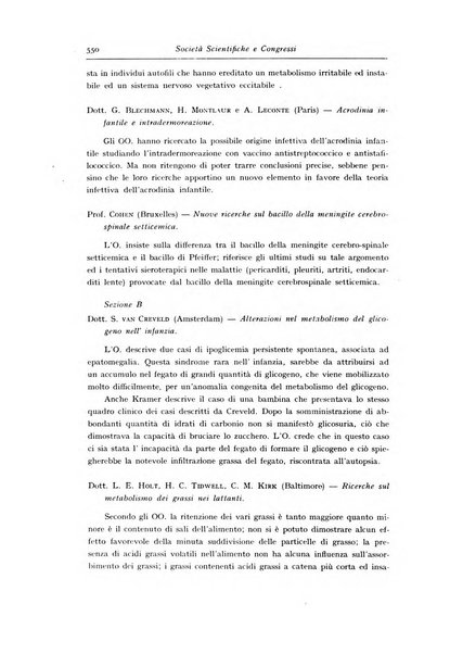 La pediatria periodico mensile indirizzato al progresso degli studi sulle malattie dei bambini