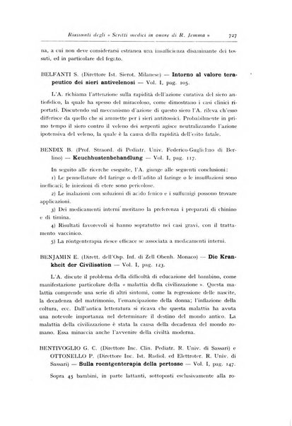 La pediatria periodico mensile indirizzato al progresso degli studi sulle malattie dei bambini