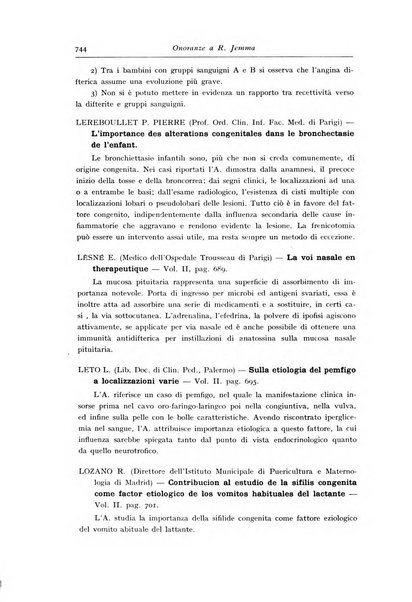 La pediatria periodico mensile indirizzato al progresso degli studi sulle malattie dei bambini