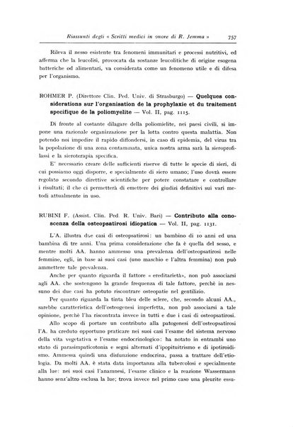 La pediatria periodico mensile indirizzato al progresso degli studi sulle malattie dei bambini