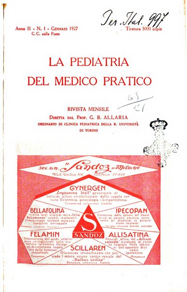 La pediatria del medico pratico