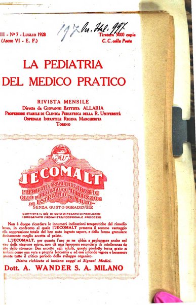 La pediatria del medico pratico