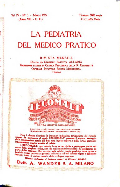 La pediatria del medico pratico