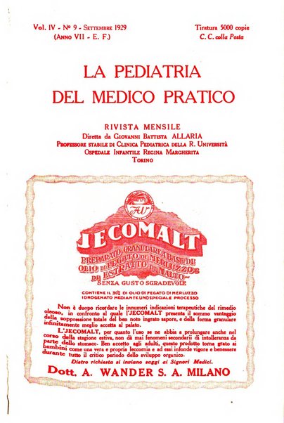 La pediatria del medico pratico