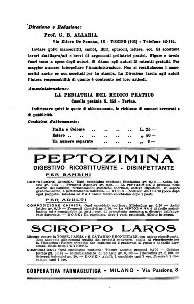 La pediatria del medico pratico