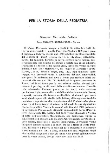 La pediatria del medico pratico