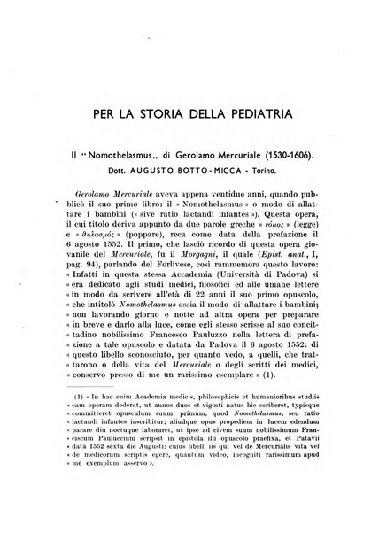 La pediatria del medico pratico