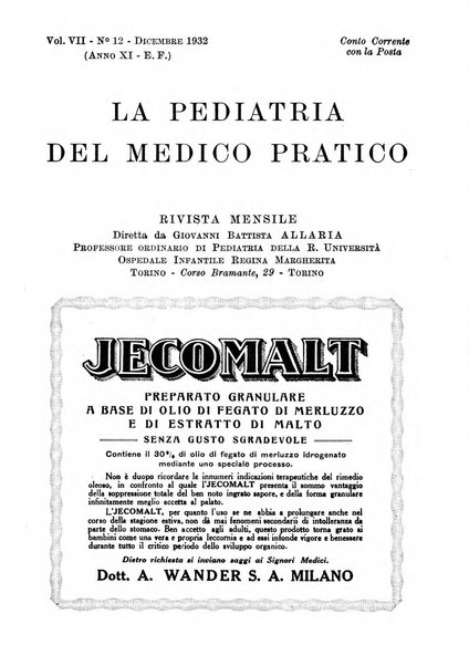 La pediatria del medico pratico