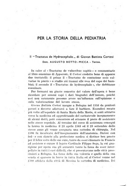 La pediatria del medico pratico