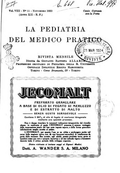 La pediatria del medico pratico