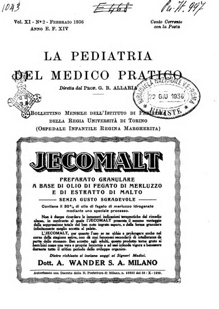 La pediatria del medico pratico