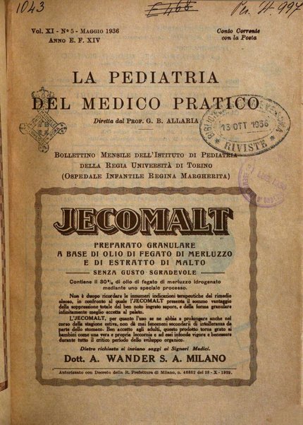 La pediatria del medico pratico