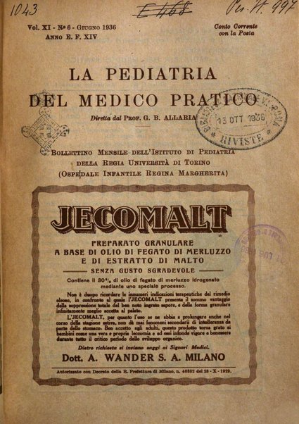 La pediatria del medico pratico