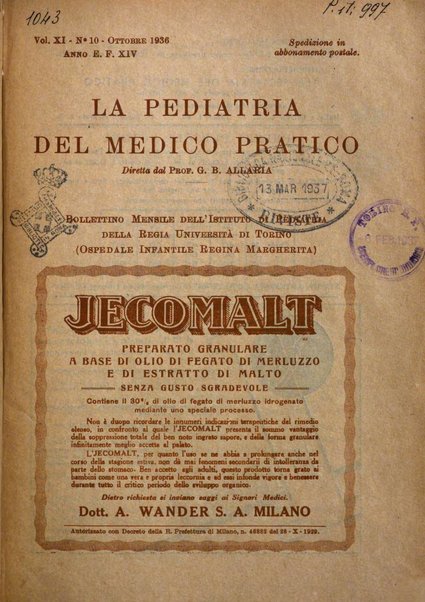 La pediatria del medico pratico