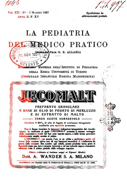 La pediatria del medico pratico