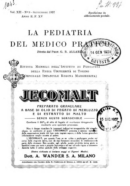 La pediatria del medico pratico