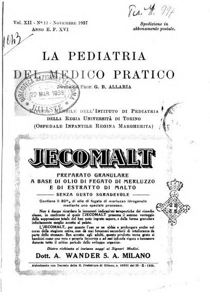 La pediatria del medico pratico