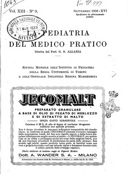 La pediatria del medico pratico