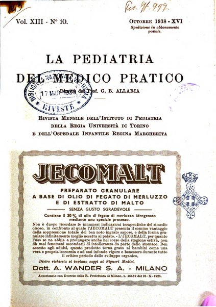 La pediatria del medico pratico