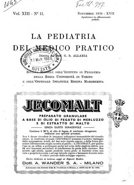 La pediatria del medico pratico