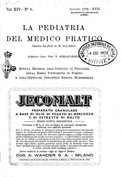 La pediatria del medico pratico