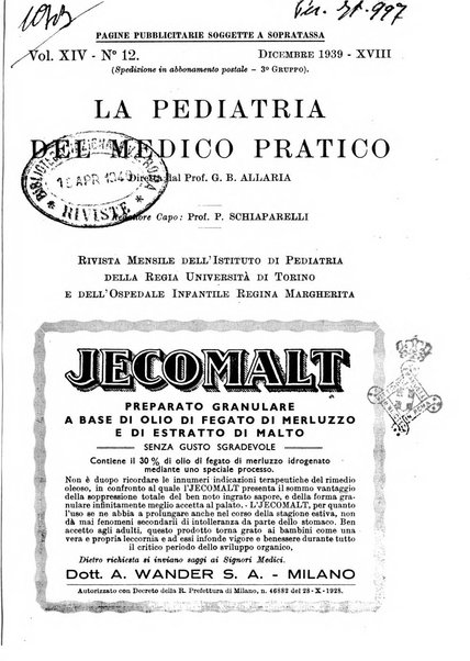 La pediatria del medico pratico