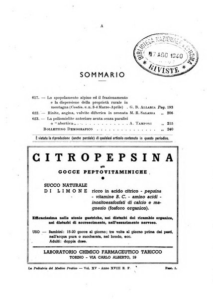 La pediatria del medico pratico