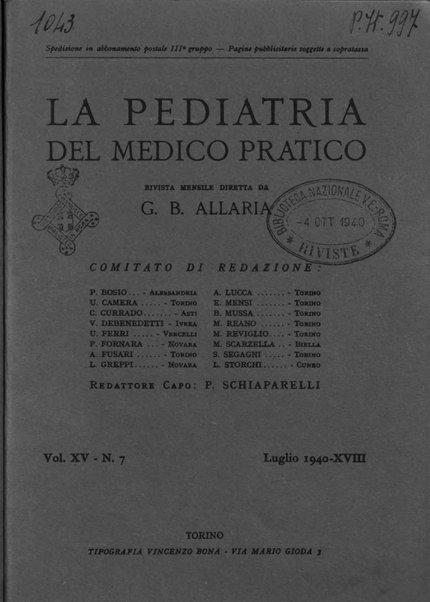 La pediatria del medico pratico