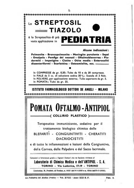 La pediatria del medico pratico