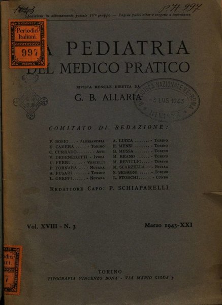 La pediatria del medico pratico