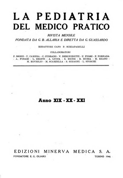 La pediatria del medico pratico