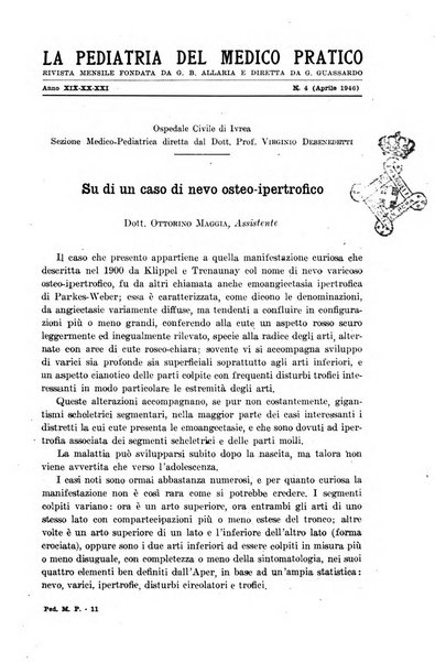 La pediatria del medico pratico