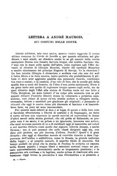 Pegaso rassegna di lettere e arti