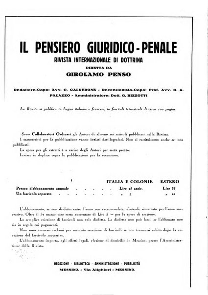 Il pensiero giuridico-penale rivista internazionale di dottrina