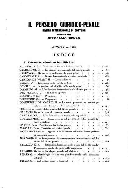 Il pensiero giuridico-penale rivista internazionale di dottrina