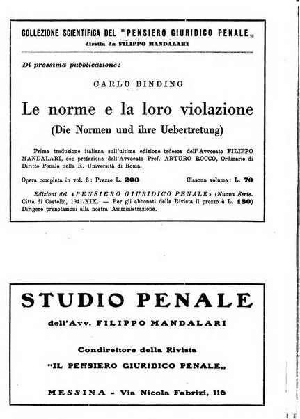 Il pensiero giuridico-penale rivista internazionale di dottrina